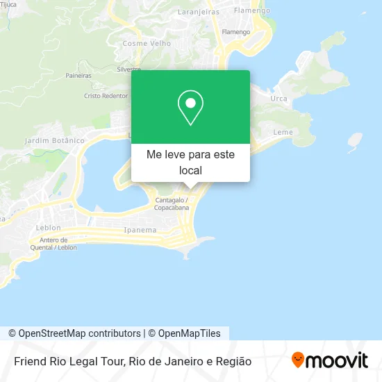 Friend Rio Legal Tour mapa