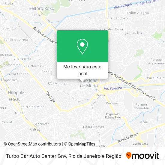 Turbo Car Auto Center Gnv mapa