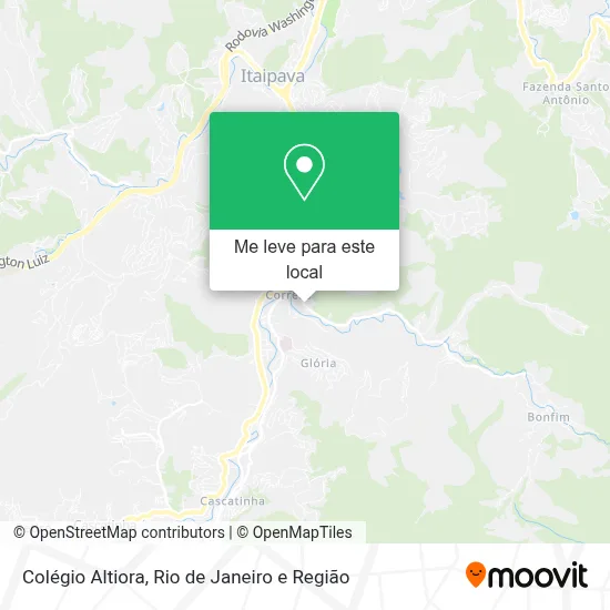Colégio Altiora mapa
