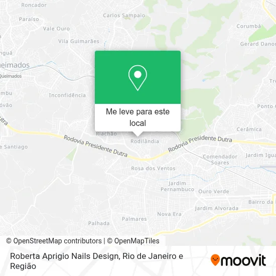 Roberta Aprigio Nails Design mapa