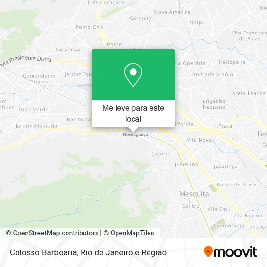 Colosso Barbearia mapa