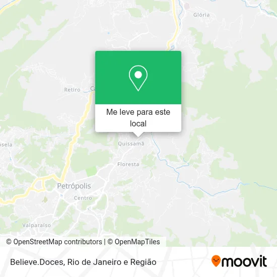 Believe.Doces mapa