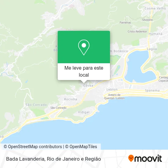 Bada Lavanderia mapa