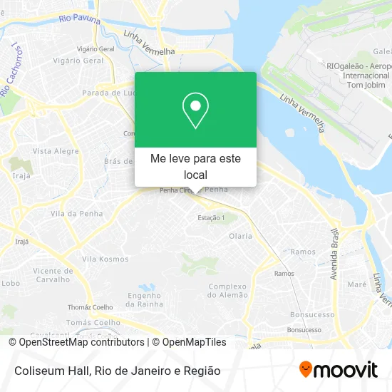 Coliseum Hall mapa