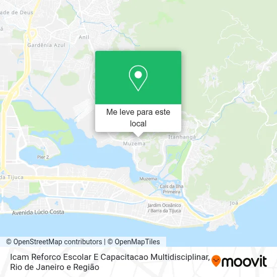 Icam Reforco Escolar E Capacitacao Multidisciplinar mapa