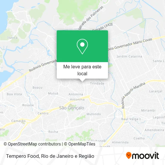 Tempero Food mapa