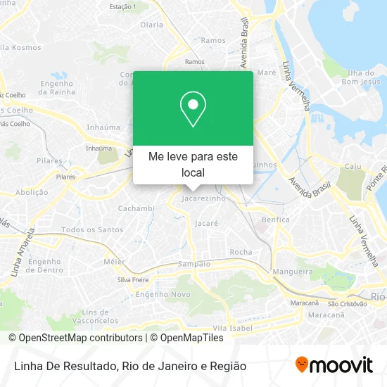 Linha De Resultado mapa