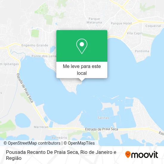 Pousada Recanto De Praia Seca mapa