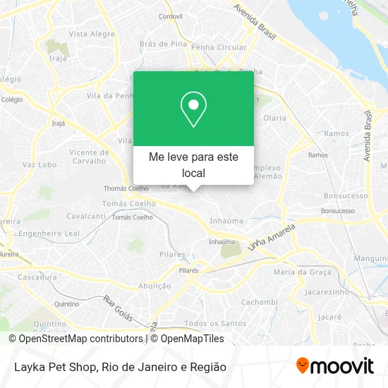 Layka Pet Shop mapa