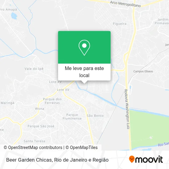 Beer Garden Chicas mapa