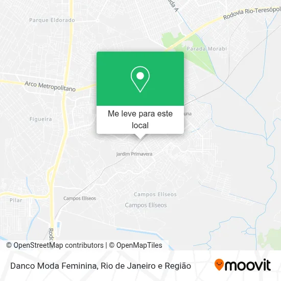 Danco Moda Feminina mapa