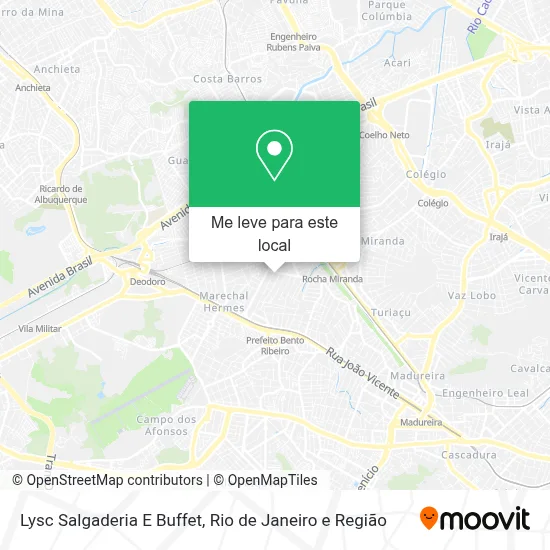 Lysc Salgaderia E Buffet mapa