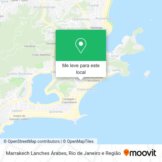 Marrakech Lanches Árabes mapa