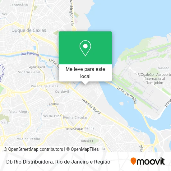 Db Rio Distribuidora mapa
