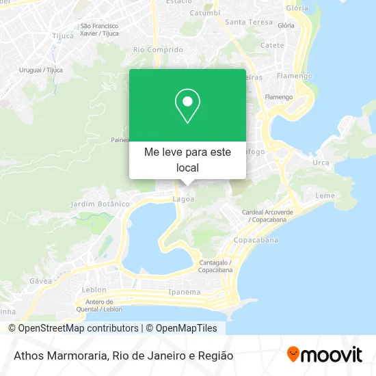 Athos Marmoraria mapa