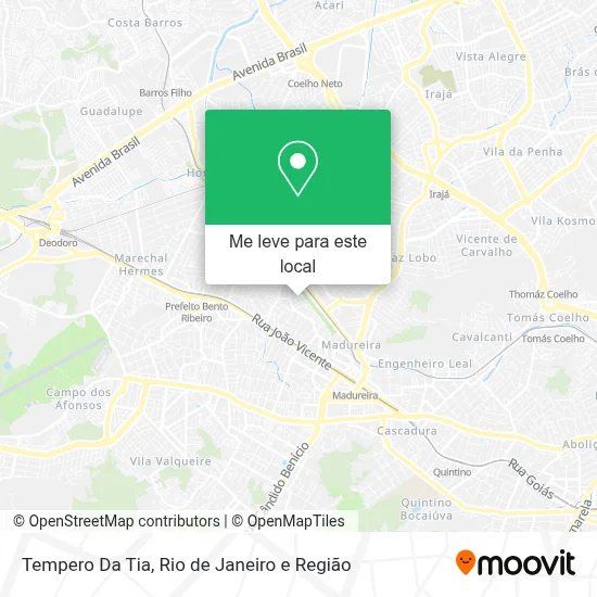 Tempero Da Tia mapa