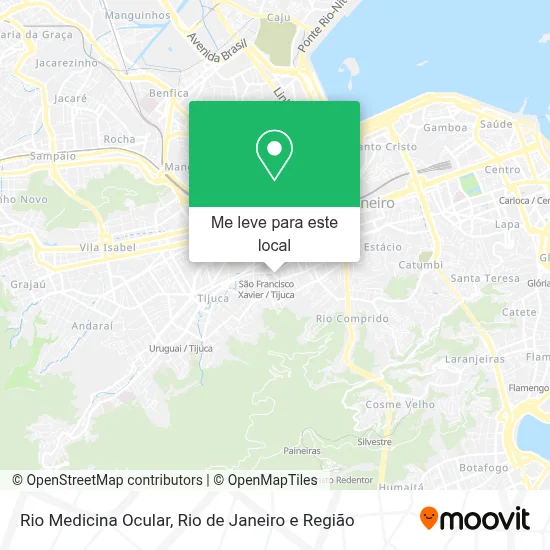 Rio Medicina Ocular mapa