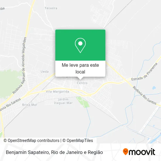 Benjamin Sapateiro mapa