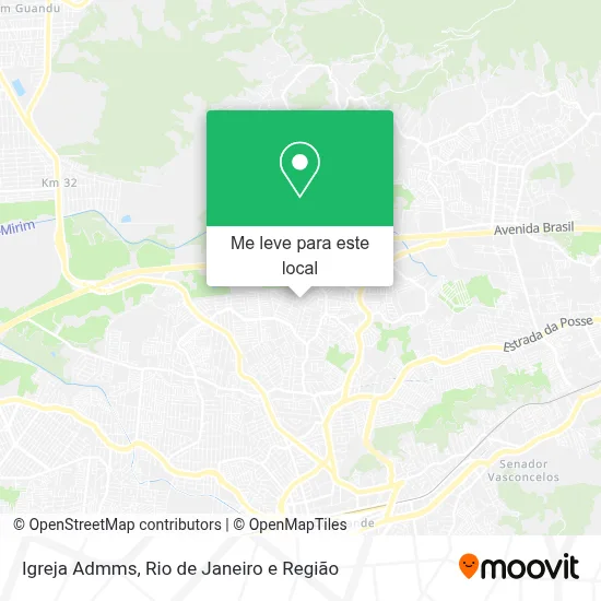 Igreja Admms mapa