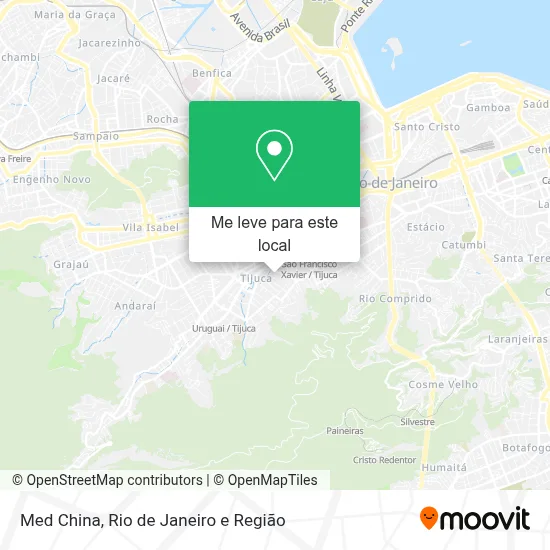 Med China mapa