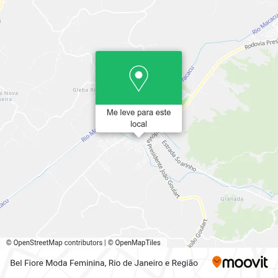 Bel Fiore Moda Feminina mapa