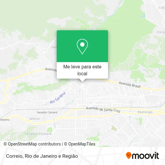 Correio mapa