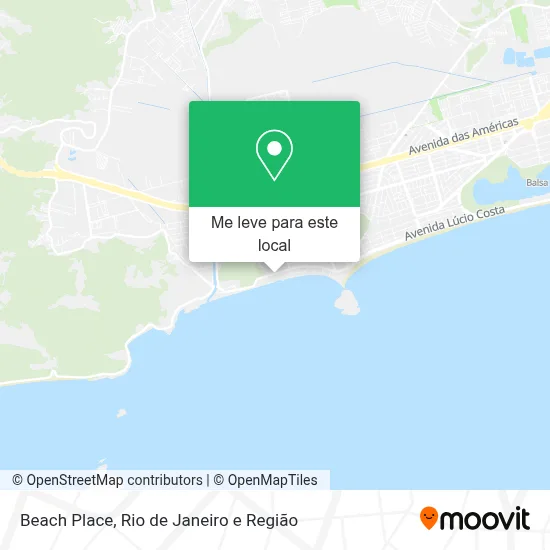 Beach Place mapa