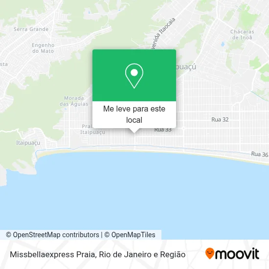 Missbellaexpress Praia mapa