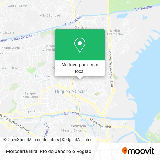 Mercearia Bira mapa