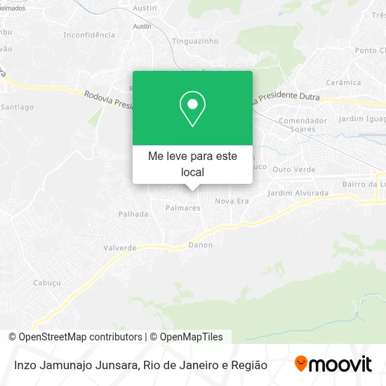 Inzo Jamunajo Junsara mapa