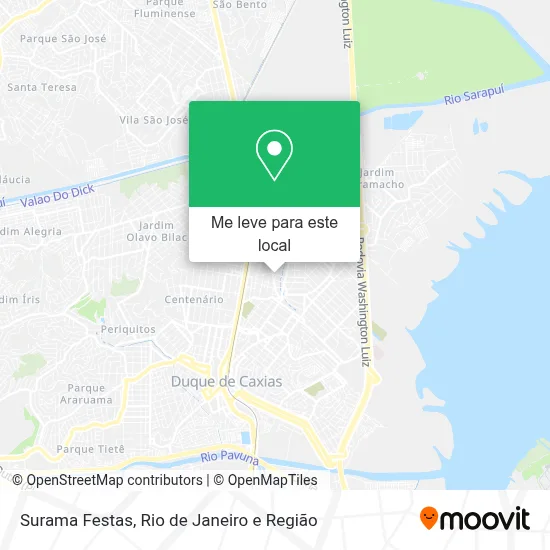 Surama Festas mapa