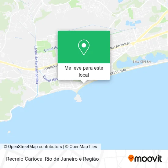 Recreio Carioca mapa