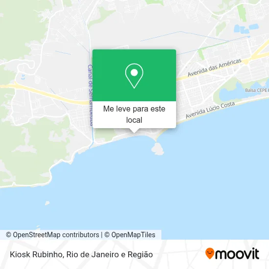 Kiosk Rubinho mapa
