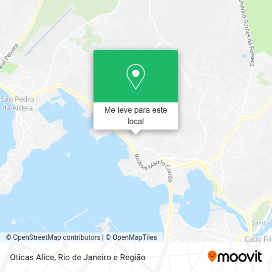 Oticas Alice mapa