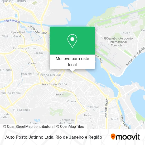 Auto Posto Jatinho Ltda mapa