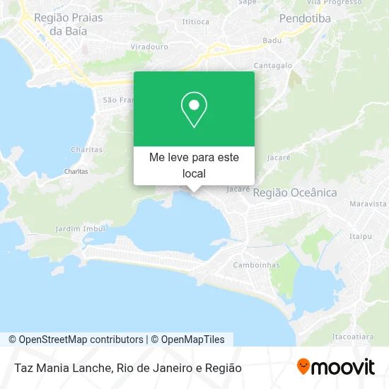 Taz Mania Lanche mapa