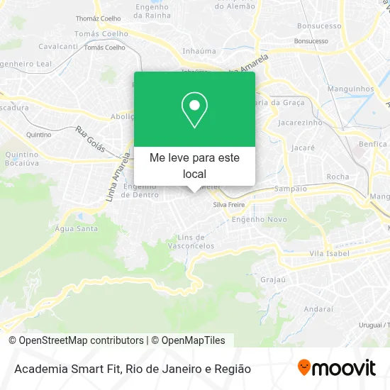 Academia Smart Fit mapa