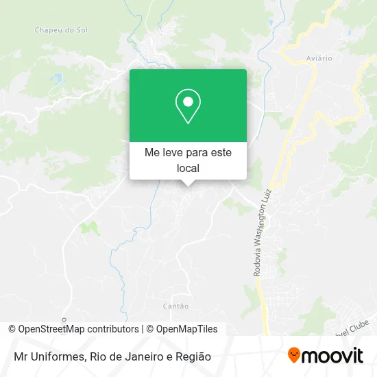 Mr Uniformes mapa