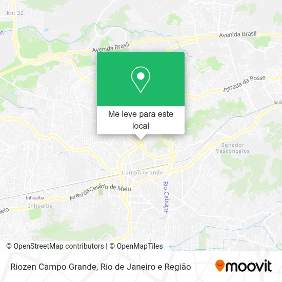 Riozen Campo Grande mapa