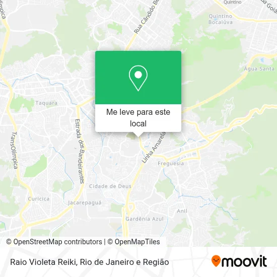 Raio Violeta Reiki mapa