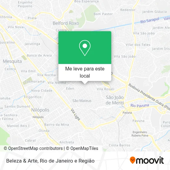 Beleza & Arte mapa
