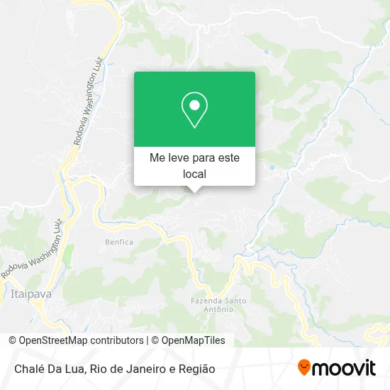 Chalé Da Lua mapa