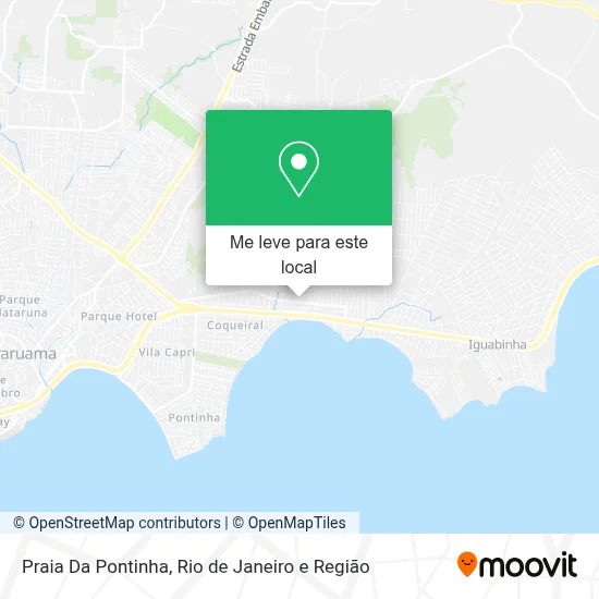 Praia Da Pontinha mapa