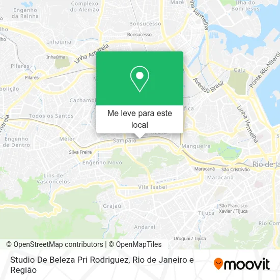 Studio De Beleza Pri Rodriguez mapa