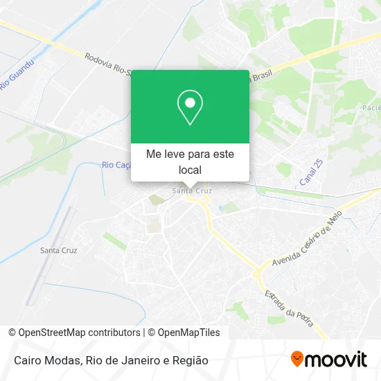 Cairo Modas mapa