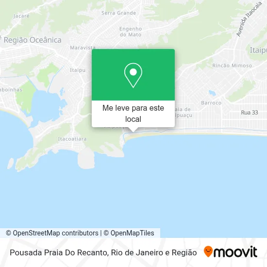 Pousada Praia Do Recanto mapa