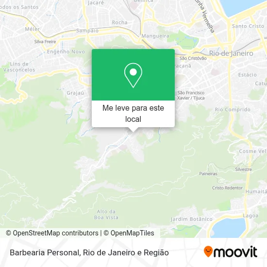 Barbearia Personal mapa