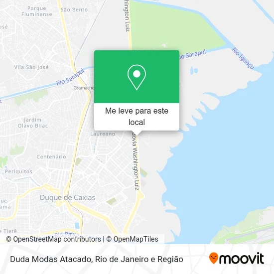 Duda Modas Atacado mapa