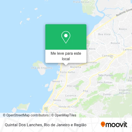 Quintal Dos Lanches mapa