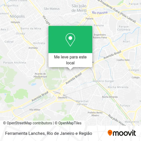 Ferramenta Lanches mapa